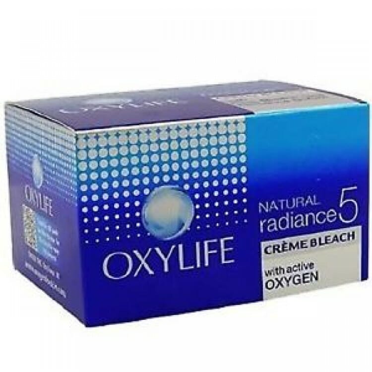 OxyLife Natural Radiance 5 Creme Bleach Best Bleach Cream in Pakistan