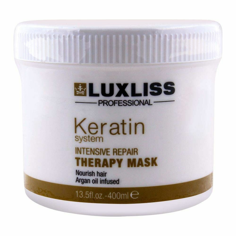 Luxliss Keratin Intensive Repair Therapy Mask 400ml Best Keratin Hair Mask In Pakistan
