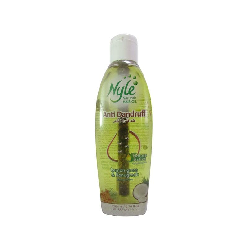 Nyle Anti-Dandruff Naturals Hair Oil Lemon Grass & Fenugreek 200ml - Best Oil For Growth In Pakistan