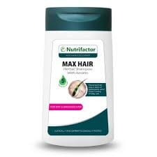 Nutrifactor Max Hair Herbal Shampoo With Keratin (For Dry & Damaged Hair) 200 ml