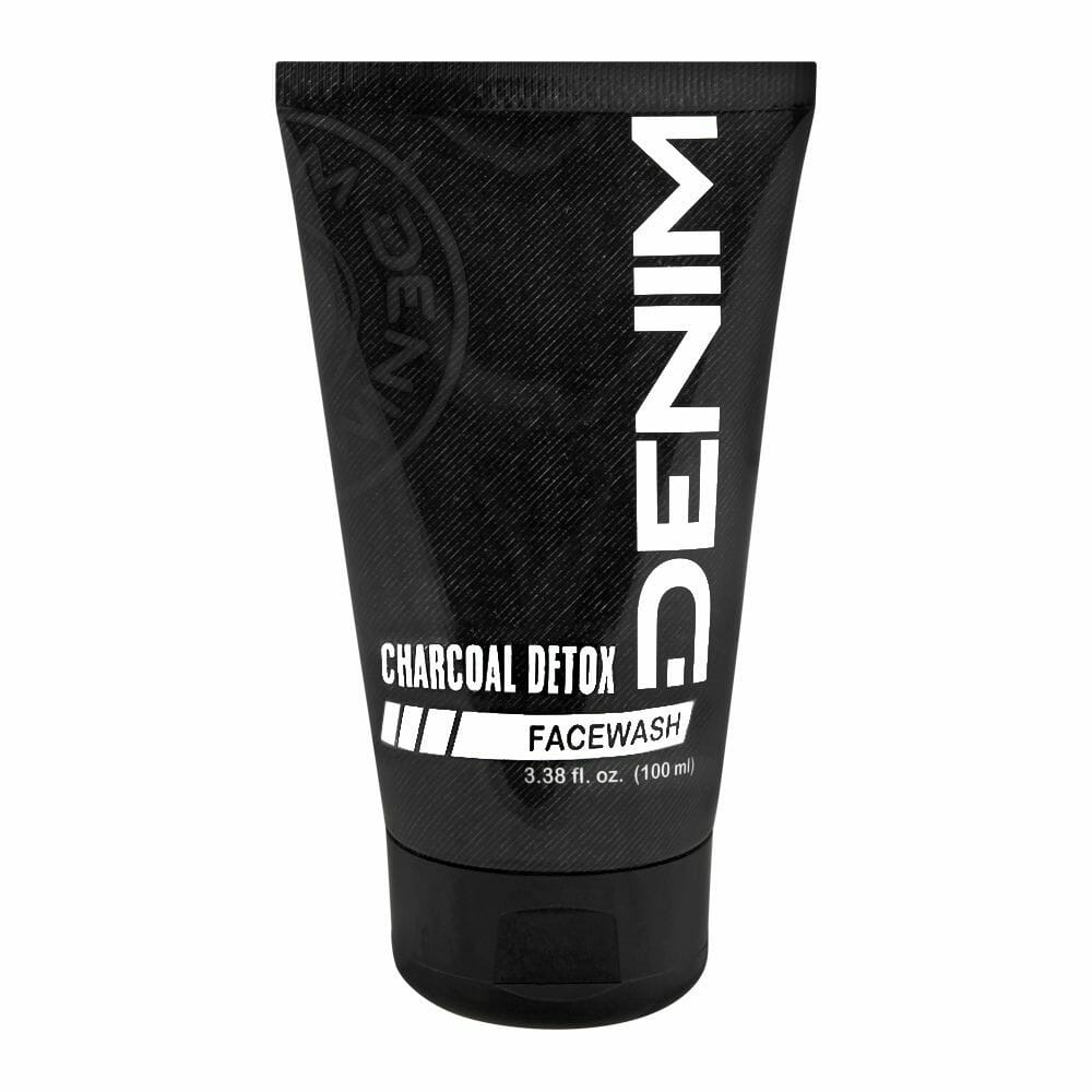 Denim Charcoal Detox Face Wash 100ml Best Whitening Face Wash For Men in Pakistan