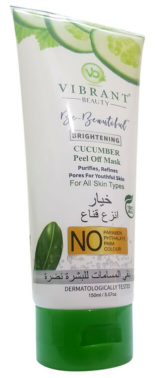 Vibrant Beauty Brightening Cucumber Peel Off Mask 150ml Best Face Mask in Pakistan