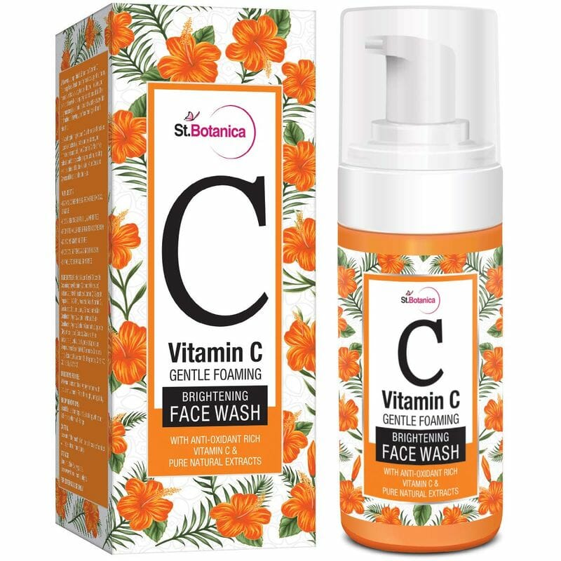 St. Botanica Vitamin C Gentle Foaming Brightening Face Wash Best Face Wash For Oily Skin In Pakistan