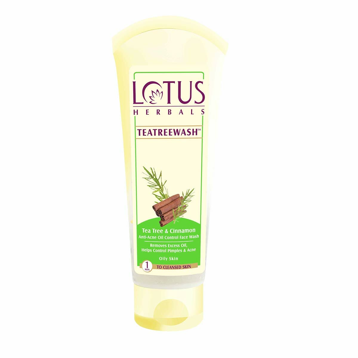 Lotus Herbals Tea Tree And Cinnamon Anti-Acne Oil Control Face Wash Best Face Wash For Oily Skin In Pakistan