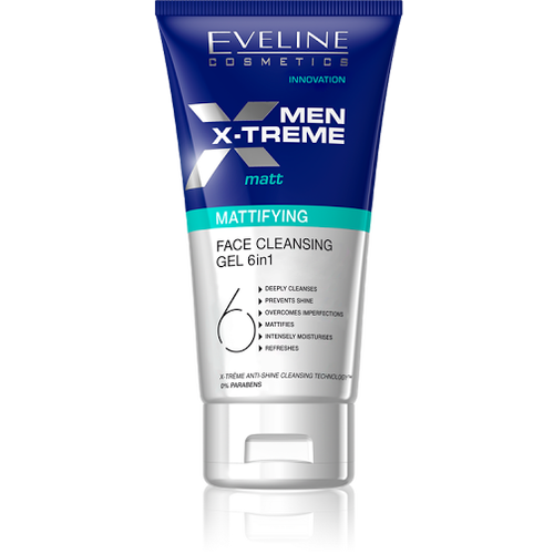 Eveline Men X-Treme Matt Mattifying Face Cleansing Gel 150ml Best Face Wash For Men in Pakistan