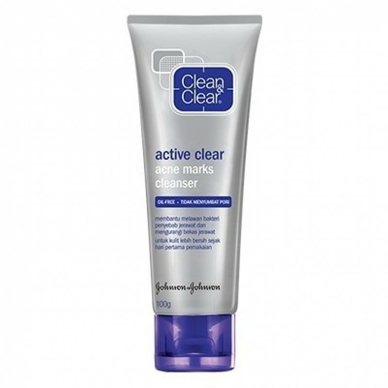Clean & Clear Active Clear Acne Clearing Cleanser 100 ml Best Face Wash For Acne in Pakistan