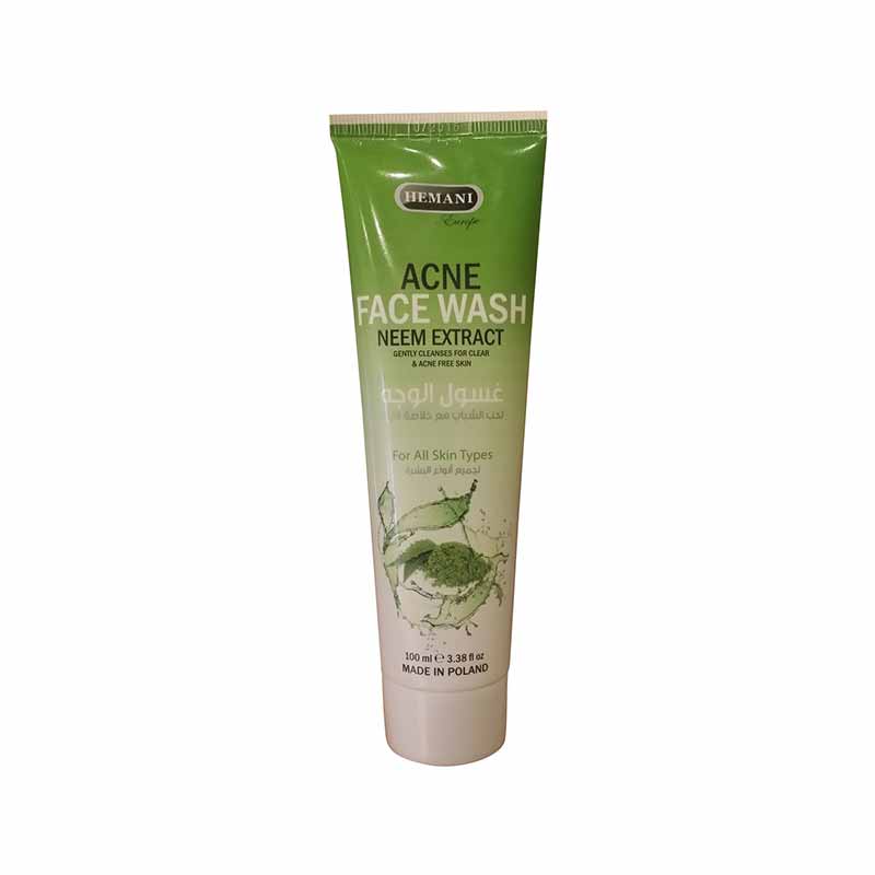 Hemani Natural Acne Face Wash Neem Extract 100 ml Best Face Wash For Acne in Pakistan