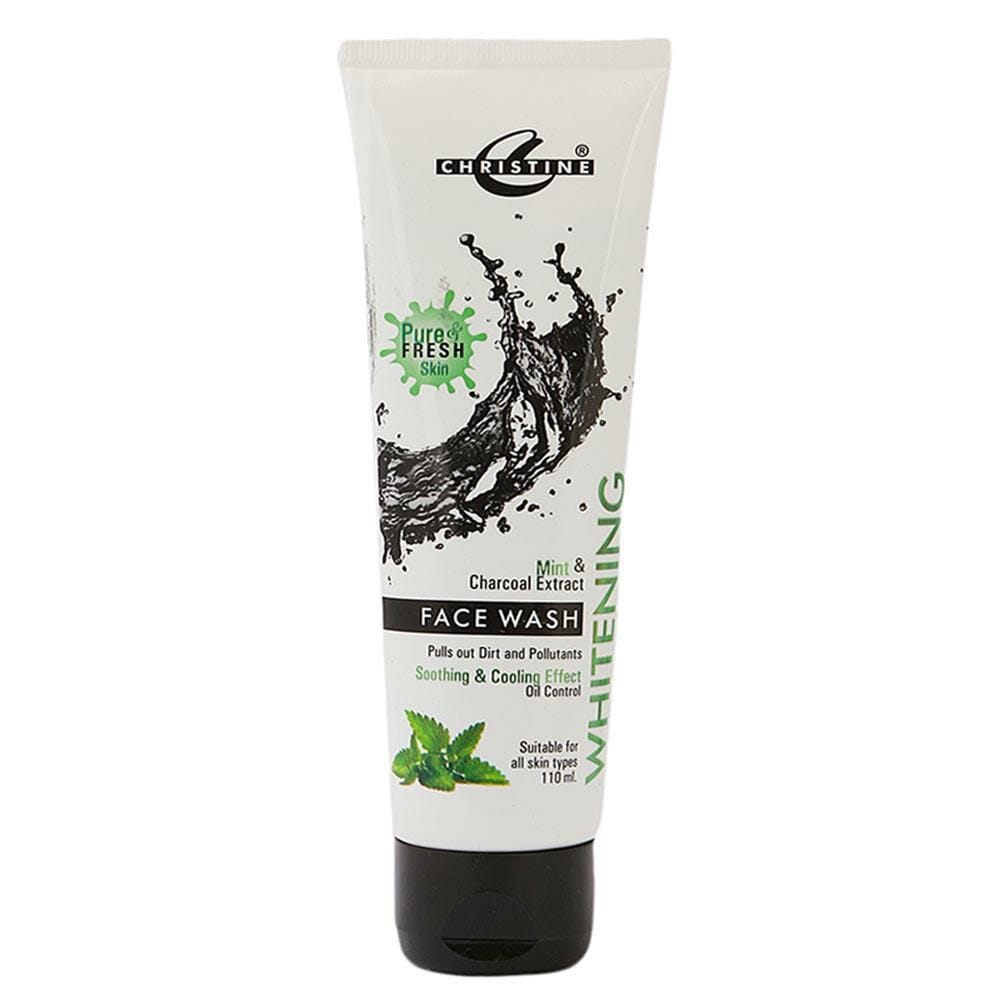 Christine Mint & Charcoal Extract Face Wash 110ml Best Face Wash in Pakistan